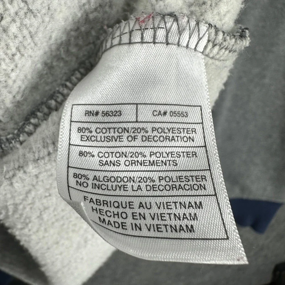 North Carolina Tar Heels Sweatshirt Hoodie Mens XL Gray NCAA Basketball Jordan
